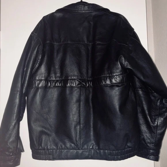 Vintage Pierre Cardin Midnight Black Bomber Jacket